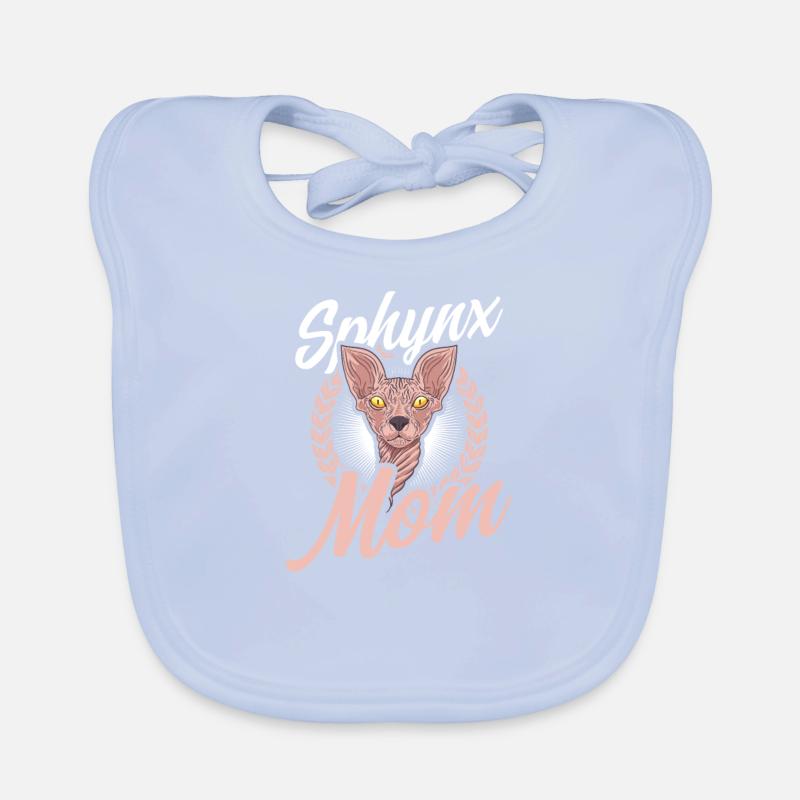 Sphynx Chat Sphynx Maman Bavoir bio Bébé