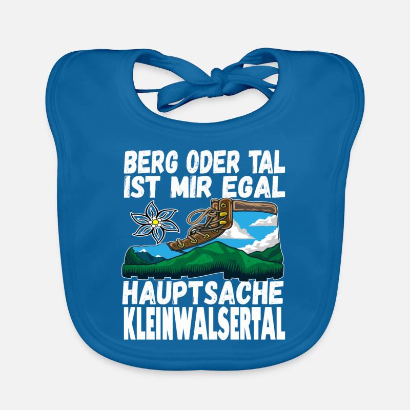 Berg oder Tal ist mir egal hauptsache Baby Bio-Lätzchen