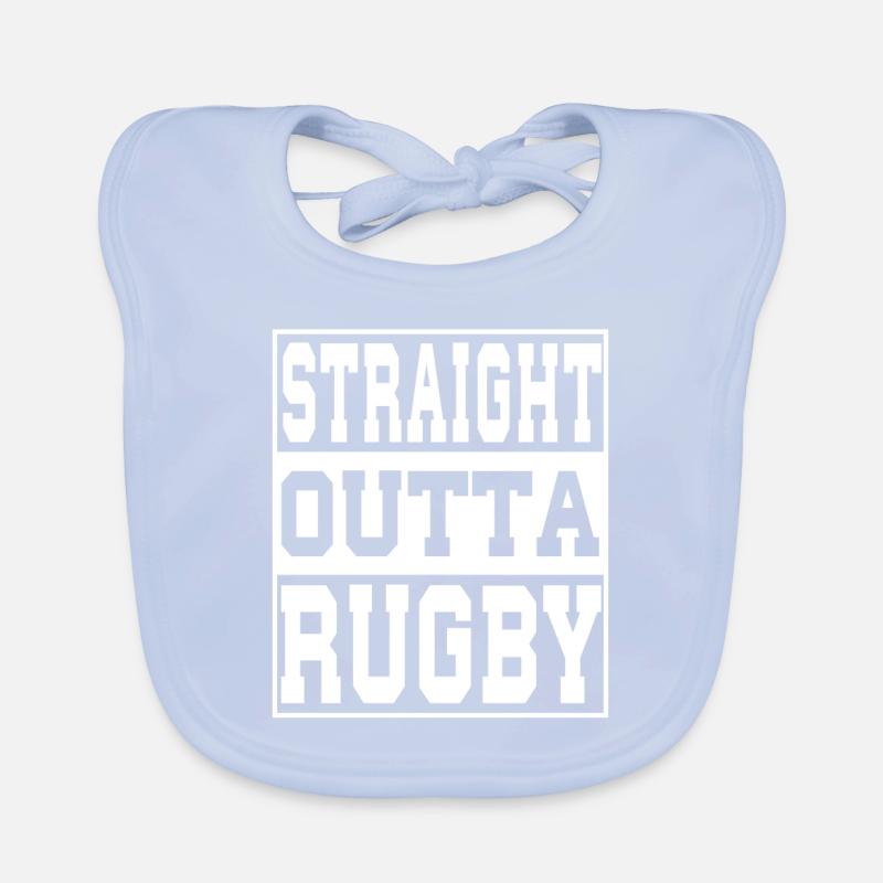 Rugby drôle Bavoir bio Bébé