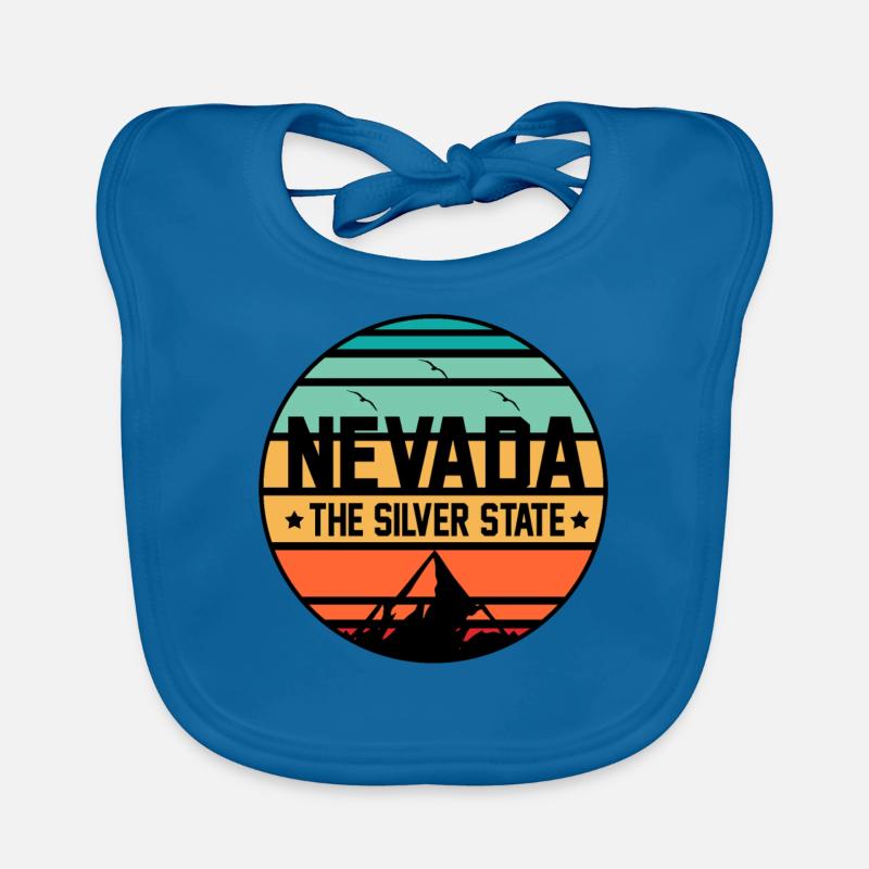 Nevada Das Silberne Staatsgeschenk Baby Bio-Lätzchen