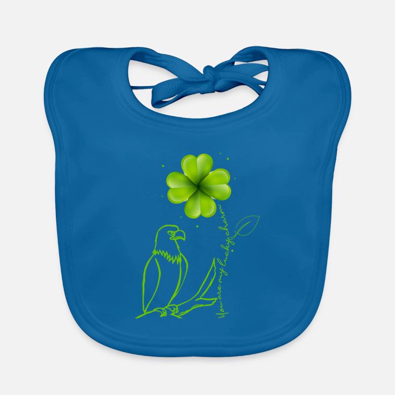 You Are My Lucky Charm Eagle Organic Baby Bibs