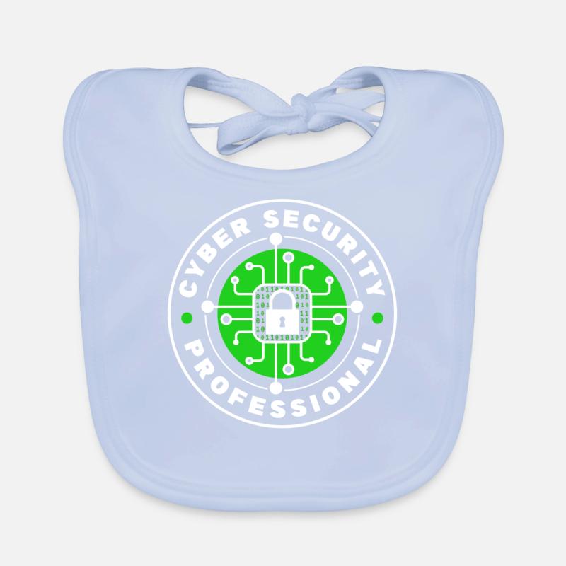 Cybersecurity Profi IT Sicherheit Hacker Hacking Baby Bio-Lätzchen