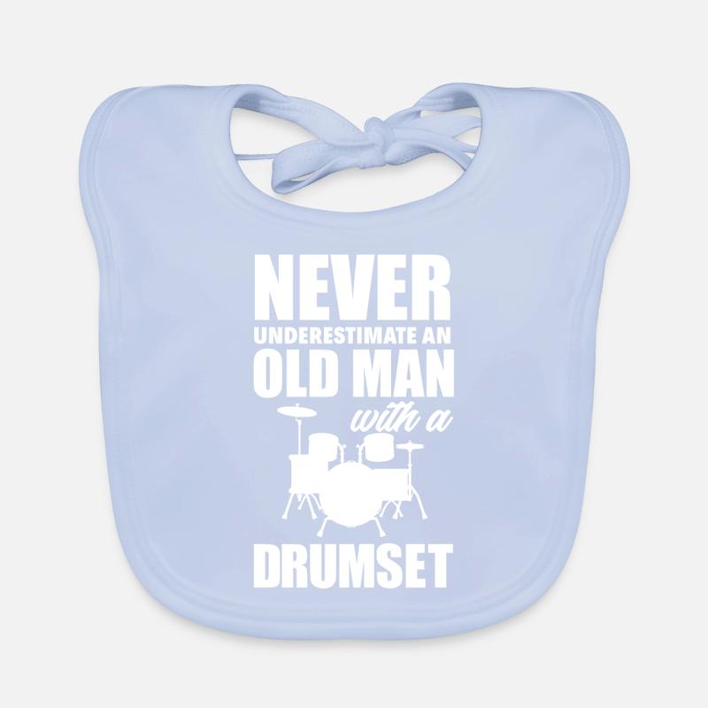 Cadeau de batteur de batterie Bavoir bio Bébé