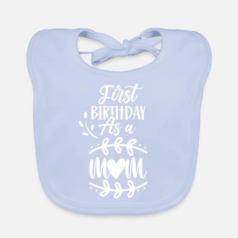 Erster Geburtstag Als Mutter Party Mama Mami Baby Bio-Lätzchen