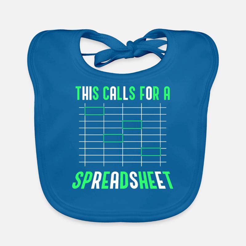 This Requires A Spreadsheet Accountant Table Organic Baby Bibs