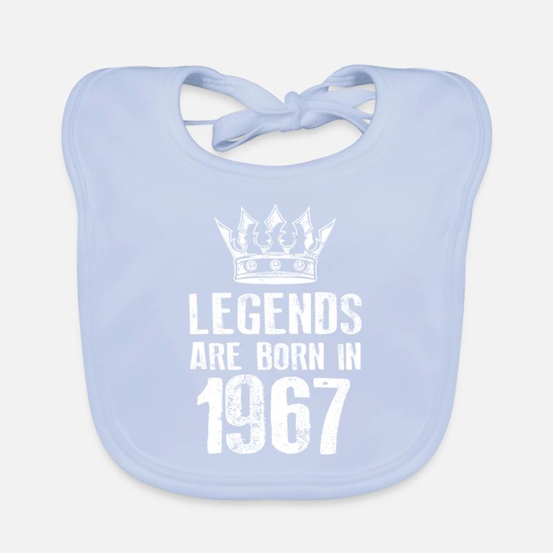 1967 legends born in Organic Baby Bibs