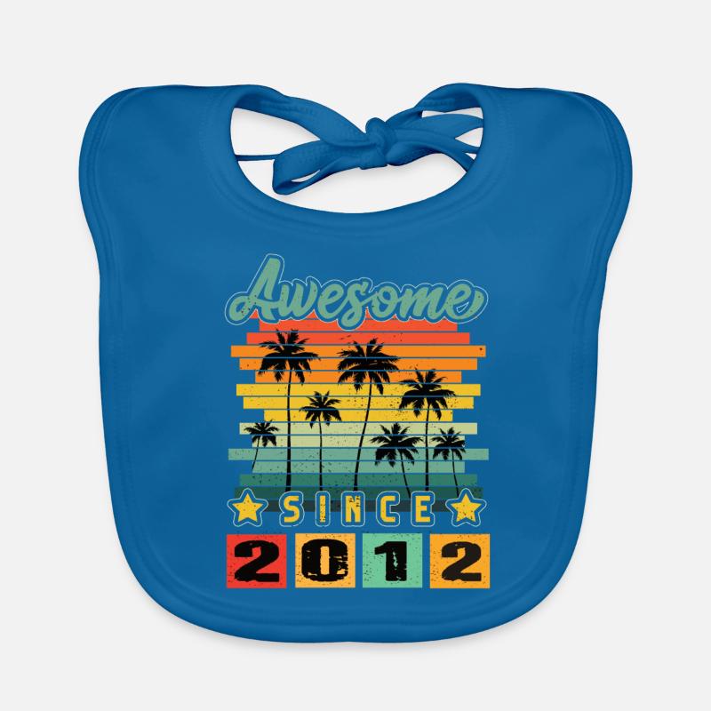 Awesome Since 2012 Baby Bio-Lätzchen