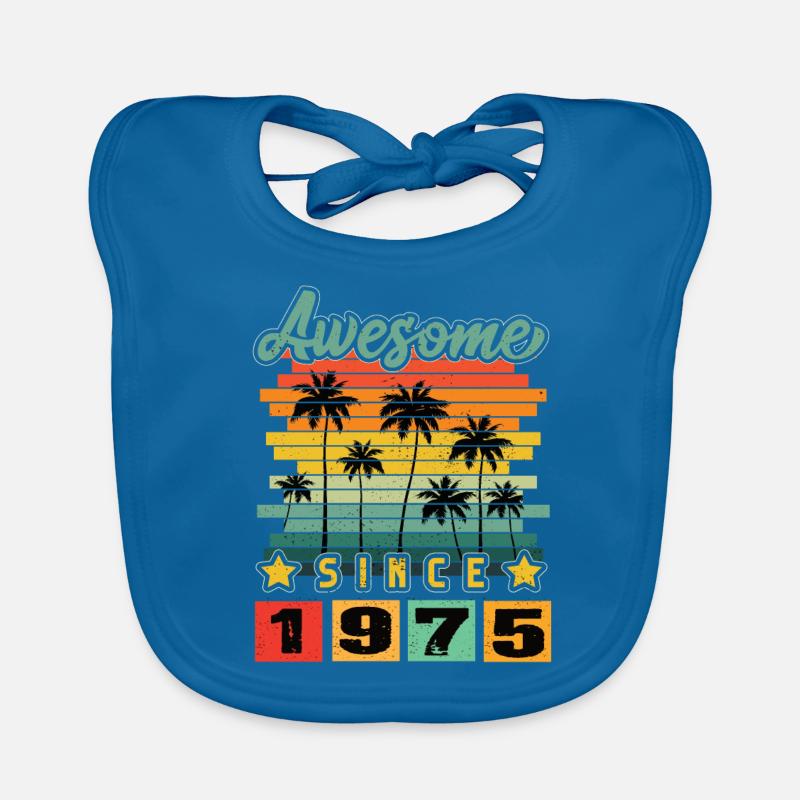 Awesome Since 1975 Organic Baby Bibs
