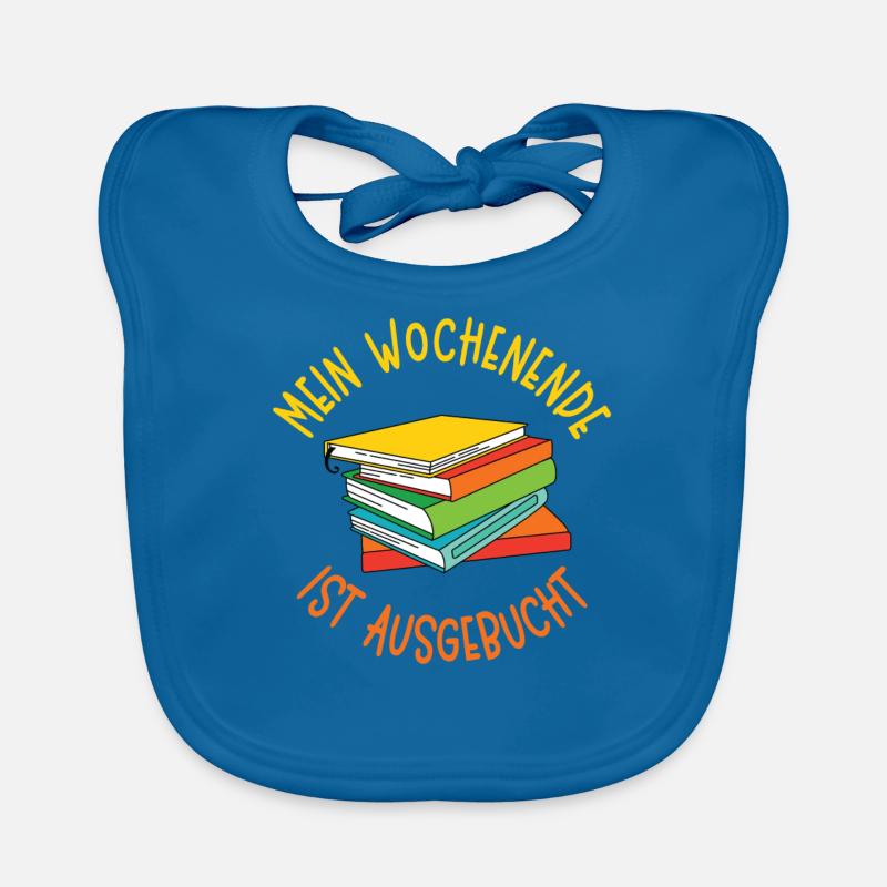 Bücherwurm Leseratte Buch Lesen Baby Bio-Lätzchen