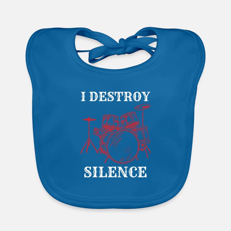 Drummer Saying For A Percussionist And Drummer Organic Baby Bibs
