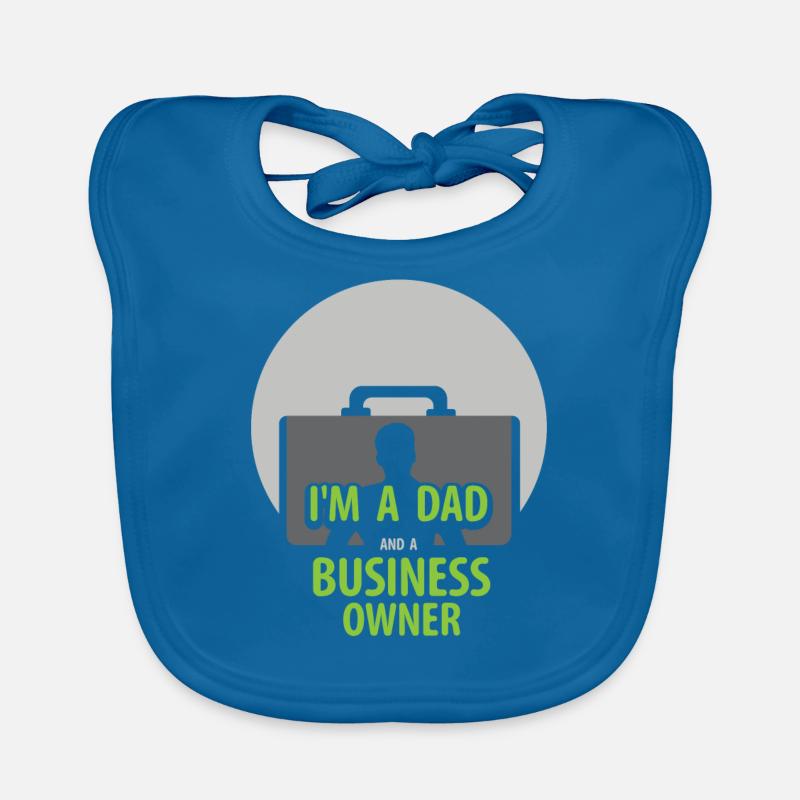 Ich Bin Ein Vater Und Ein Geschäftsinhaber CEO Baby Bio-Lätzchen