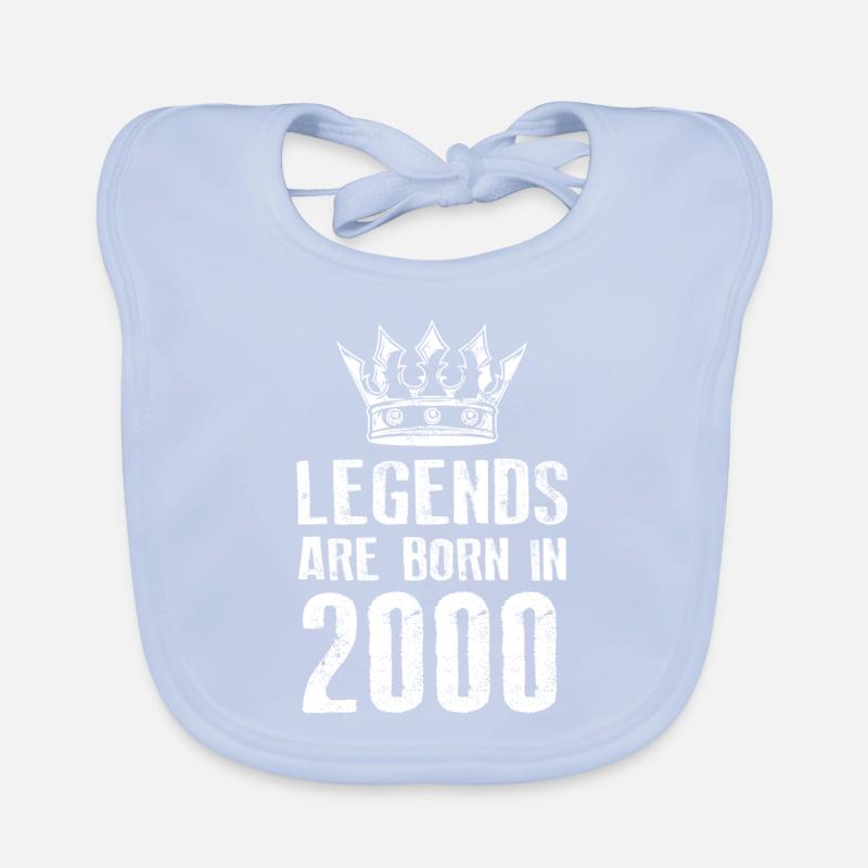 2000 légendes nées en Bavoir bio Bébé