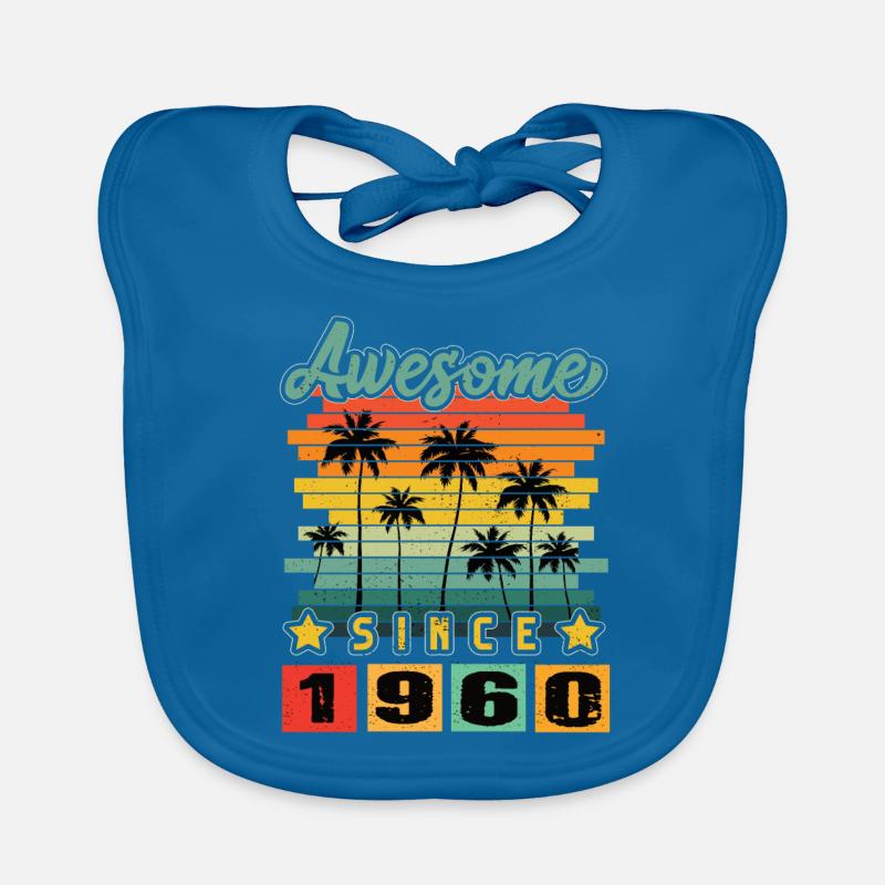 Awesome Since 1960 Baby Bio-Lätzchen