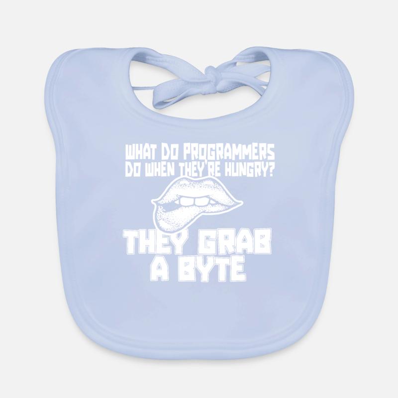 Programmer Coder Software Developer Organic Baby Bibs