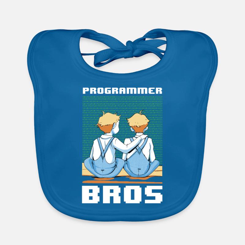 Programmer Coder Software Developer Organic Baby Bibs