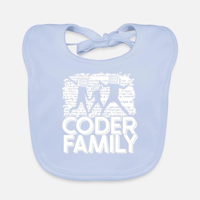 Programmer Coder Software Developer Organic Baby Bibs