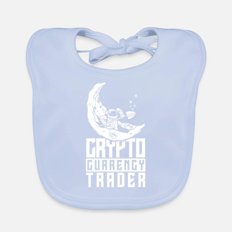 Cryptocurrency Trader Trader Crypto Crypto Bavoir bio Bébé