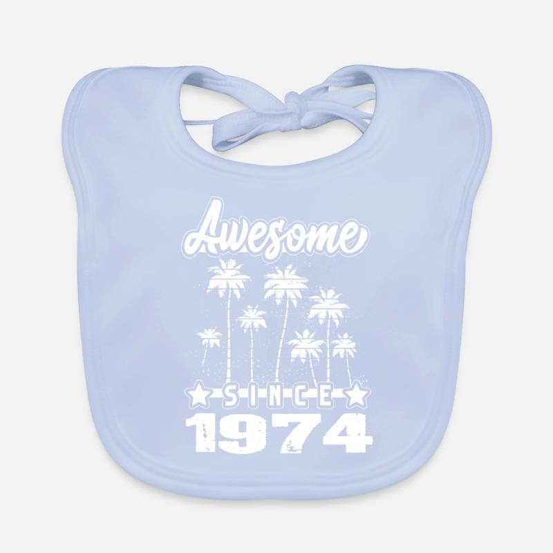 Awesome Since 1974 Organic Baby Bibs