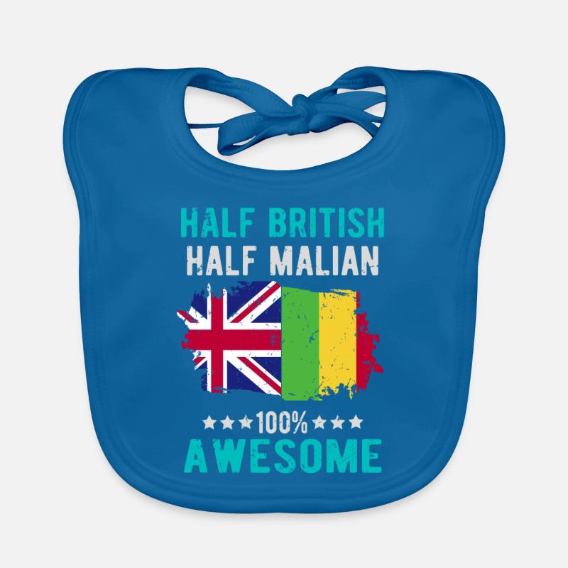 Halb Brite Halb Malier Baby Bio-Lätzchen