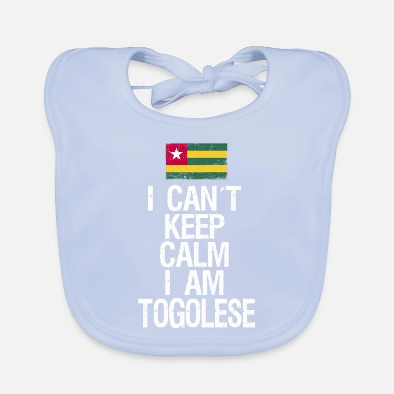 I can not Keep Calm I am Tongolese Baby Bio-Lätzchen