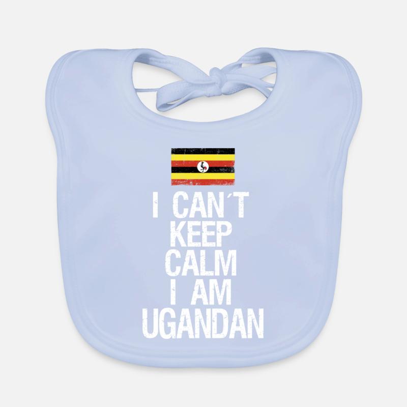 I can not Keep Calm I am Ugander Baby Bio-Lätzchen