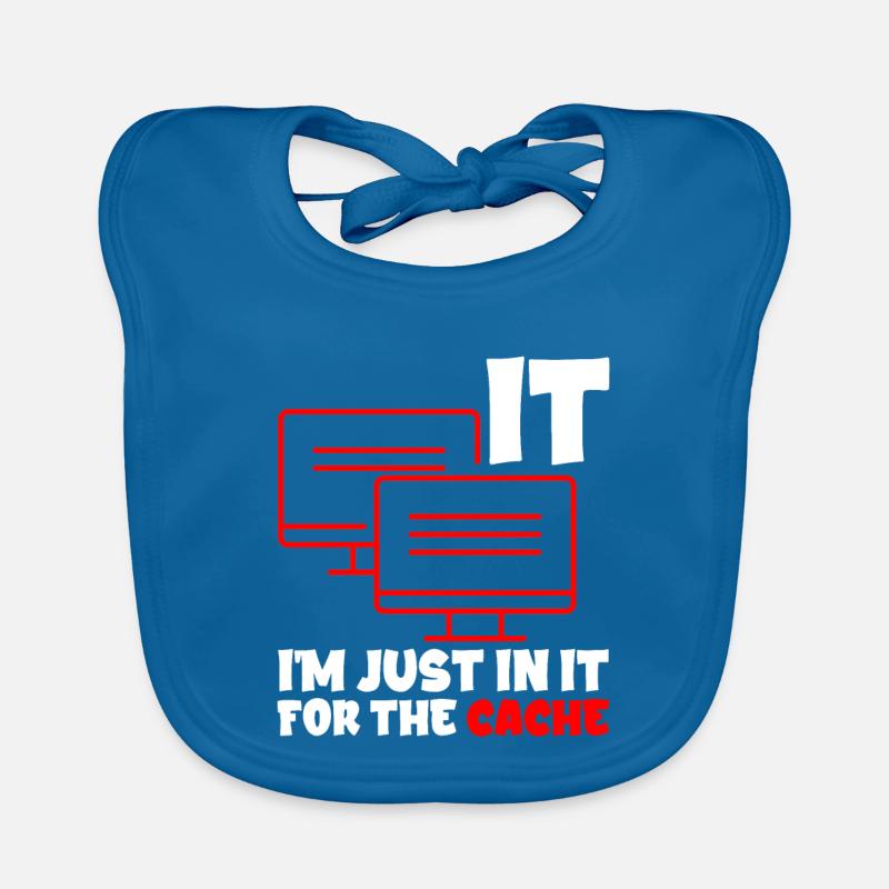 I'm Just In It For The Cache 2 Organic Baby Bibs