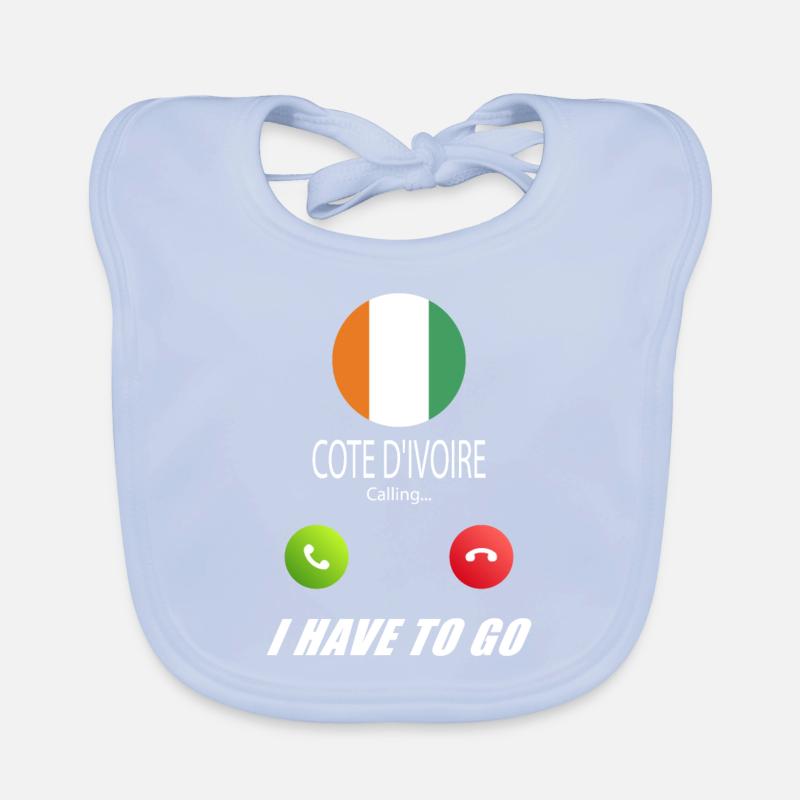 La Côte d’Ivoire appelle les drapeaux lusiger en disant Bavoir bio Bébé