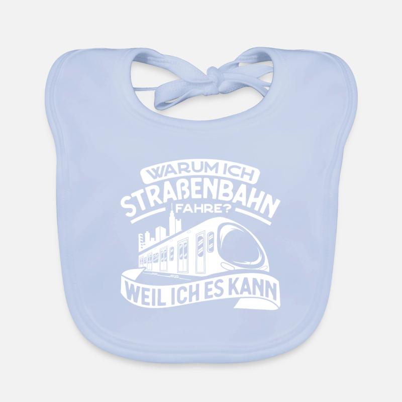 Straßenbahn Straßenbahnfahrer S-Bahn Baby Bio-Lätzchen