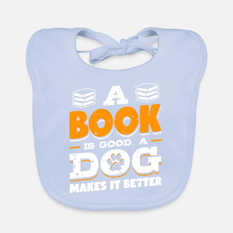 Book Is Good Cat Makes It Better | Bavoir bio Bébé