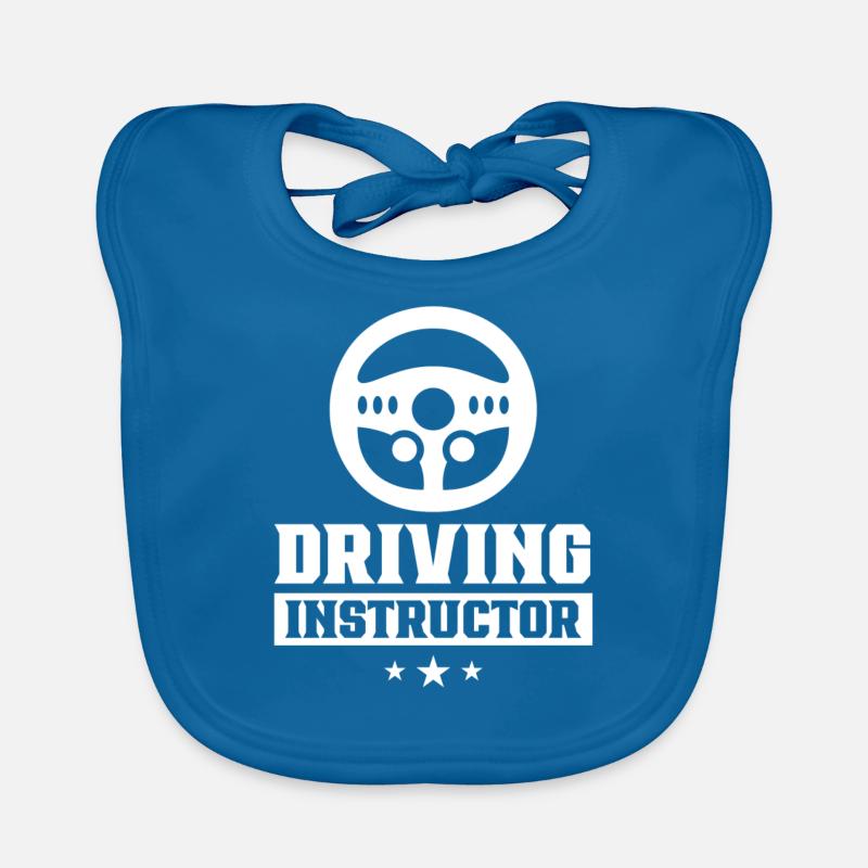 Driving instructor Learner driving school Driving lesson Organic Baby Bibs