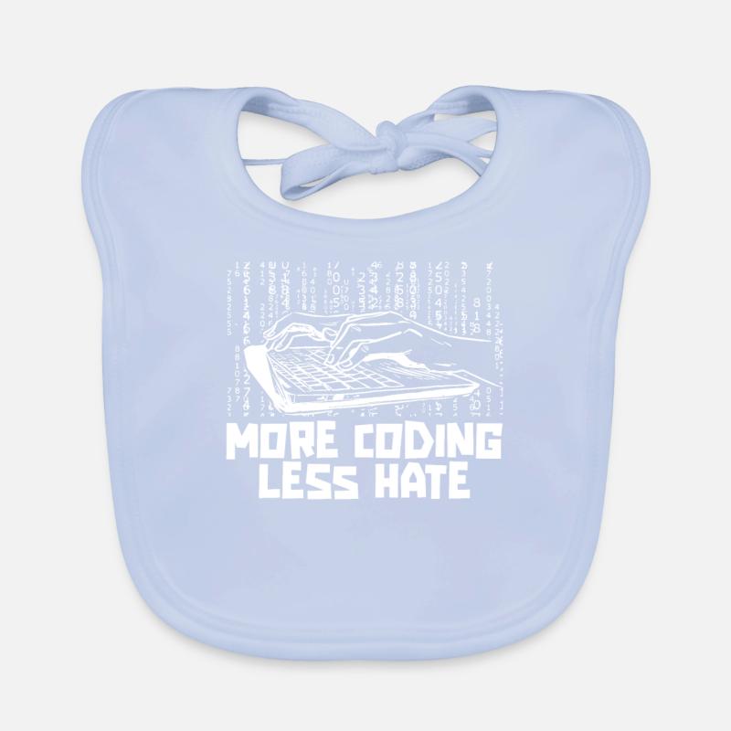 Programmer Coder Software Developer Organic Baby Bibs