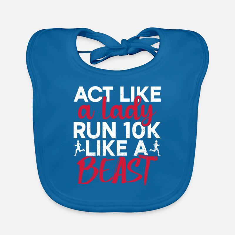 10k Running Training Runner Jogging Running Organic Baby Bibs