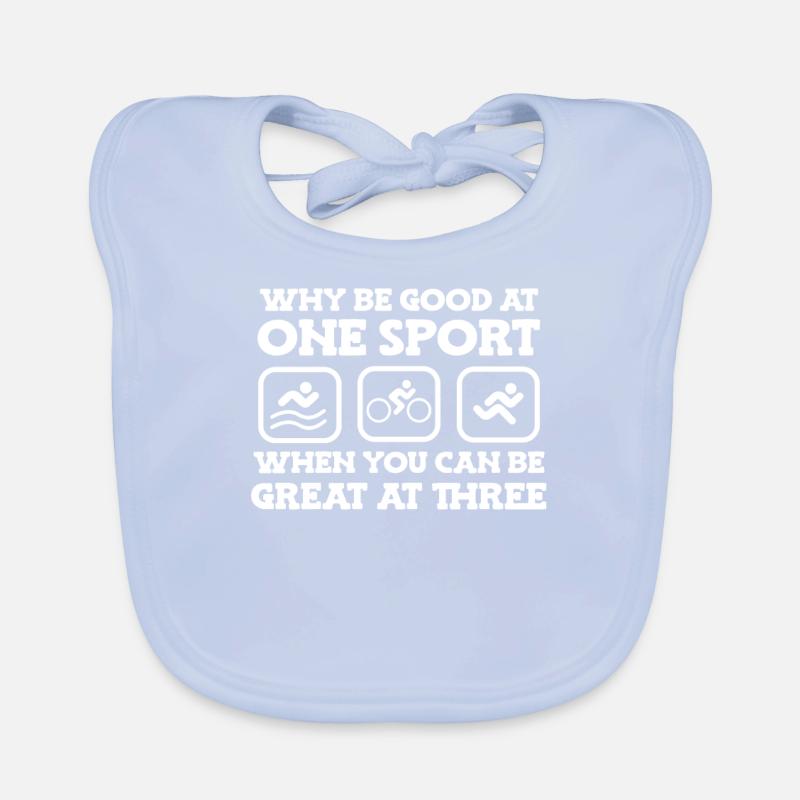 Triathlon Bavoir bio Bébé