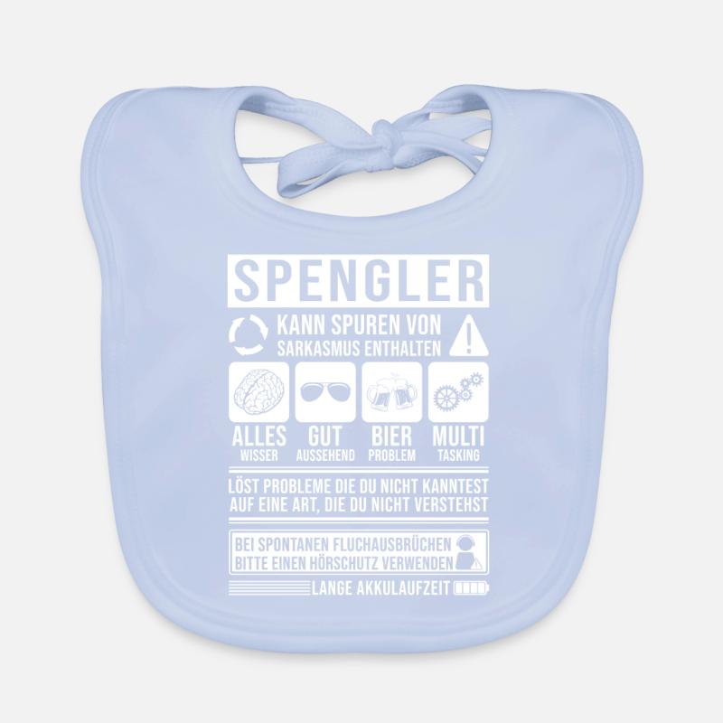 Spengler Spruch lustig Baby Bio-Lätzchen