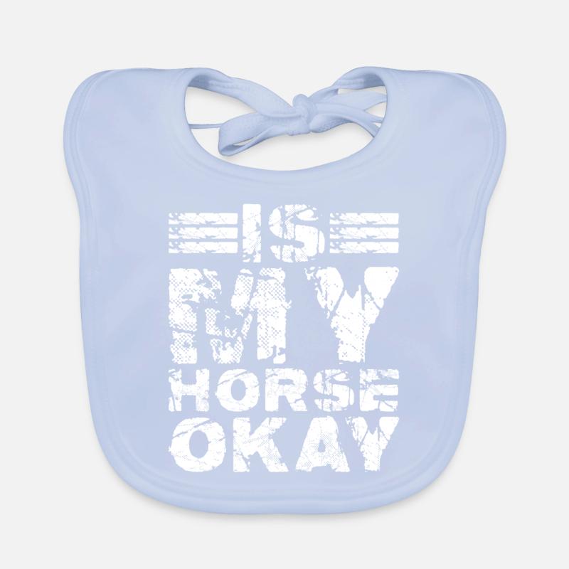 Mon cheval va-t-il bien 7 Bavoir bio Bébé