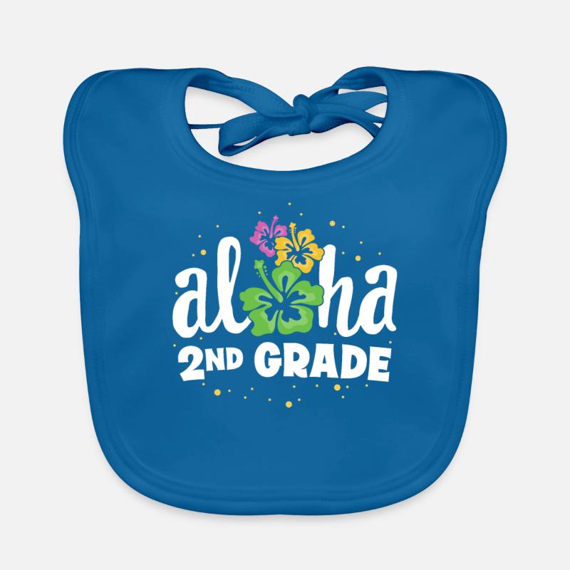 Aloha 2nd Grade Second Teacher Premier jour Retour à Bavoir bio Bébé