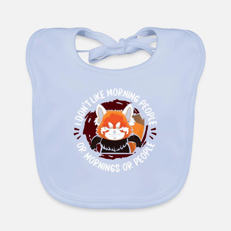 Cat Bear Red Panda Organic Baby Bibs