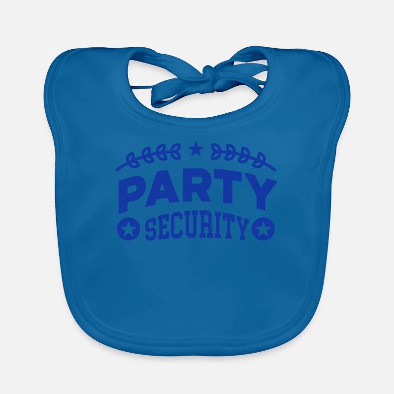 Party Security Security Security Guard Organic Baby Bibs