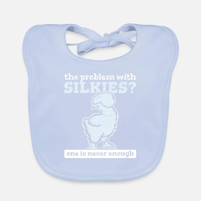 The Problem With Silkies? One Is Never Enough Silk Baby Bio-Lätzchen