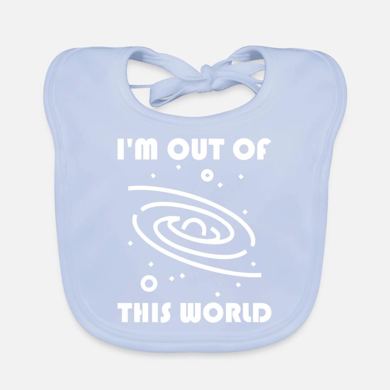 Astronomie de la planète spatiale - Je suis hors de ce monde Bavoir bio Bébé