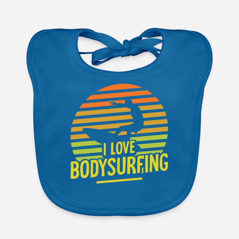 J’adore le bodysurf bodysurfing bodysurfer hobby Bavoir bio Bébé