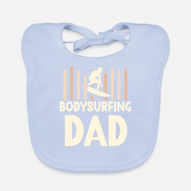 Bodysurf Père Hobby Bodysurf Corpssurfing Bodysurf Bavoir bio Bébé