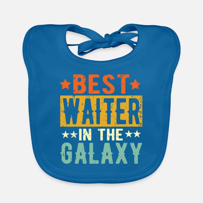 Best Kellner ever Kellner Geschenk Baby Bio-Lätzchen