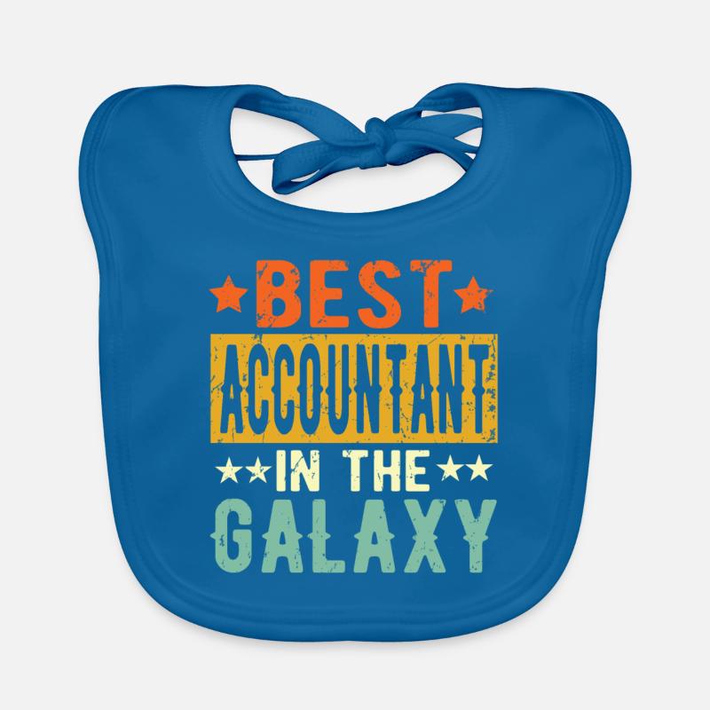 Meilleur comptable de tous les temps Cadeau comptable Bavoir bio Bébé