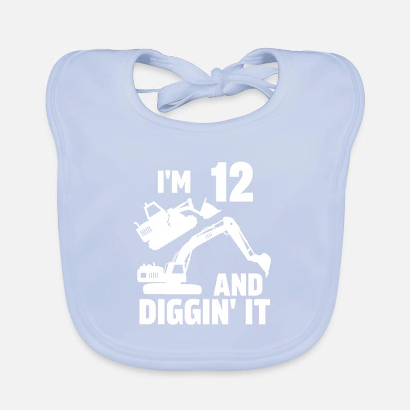 Ich bin 12 und Diggin' It Baby Bio-Lätzchen