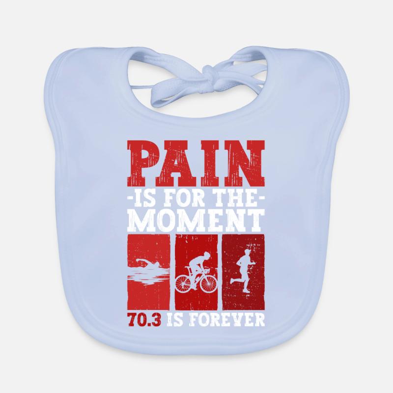 Half-Triathlon Training Triathlete Organic Baby Bibs