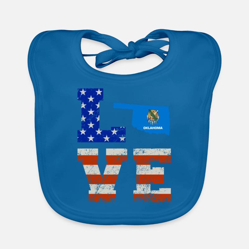 Dear oklahoma gift Organic Baby Bibs