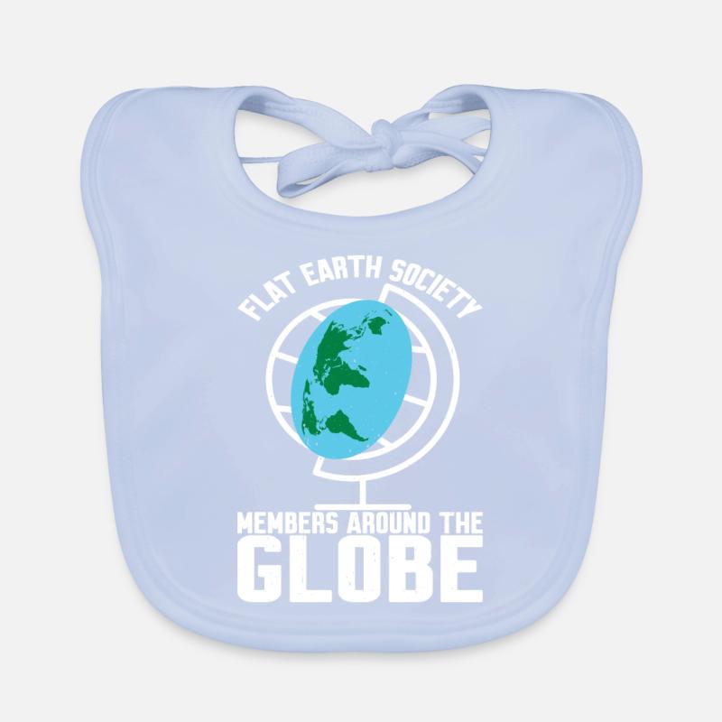 Flat Earth Society, Members Around The Globe 17 Baby Bio-Lätzchen