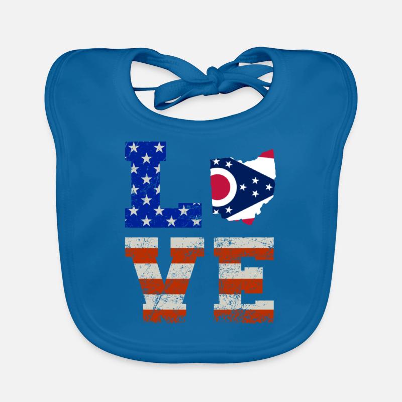 Ohio bewohner geschenk Baby Bio-Lätzchen