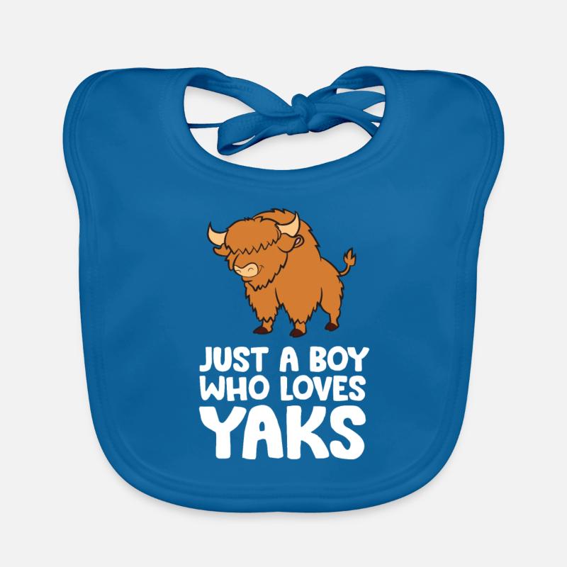 Nur ein Junge, der Yaks liebt Baby Bio-Lätzchen
